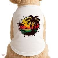 Rasta Reggae Sunset One Love Rastafari Jamaican Doggie Tank thumb 0