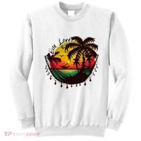 Rasta Reggae Sunset One Love Rastafari Jamaican Sweatshirt thumb 0
