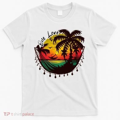 Rasta Reggae Sunset One Love Rastafari Jamaican T-Shirt