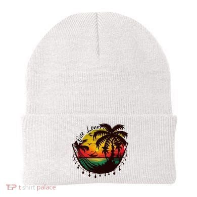 Rasta Reggae Sunset One Love Rastafari Jamaican Beanie