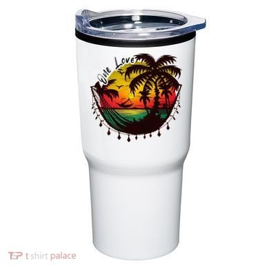 Rasta Reggae Sunset One Love Rastafari Jamaican Tumbler