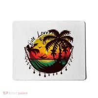 Rasta Reggae Sunset One Love Rastafari Jamaican Mousepad thumb 0