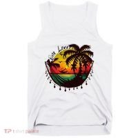 Rasta Reggae Sunset One Love Rastafari Jamaican Tank Top thumb 0