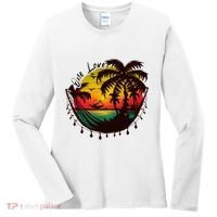 Rasta Reggae Sunset One Love Rastafari Jamaican Women's Long Sleeve Shirt thumb 0