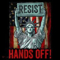 Resist Resistance Statue Of Liberty Hands Off Protest Coffee Mug thumb 5