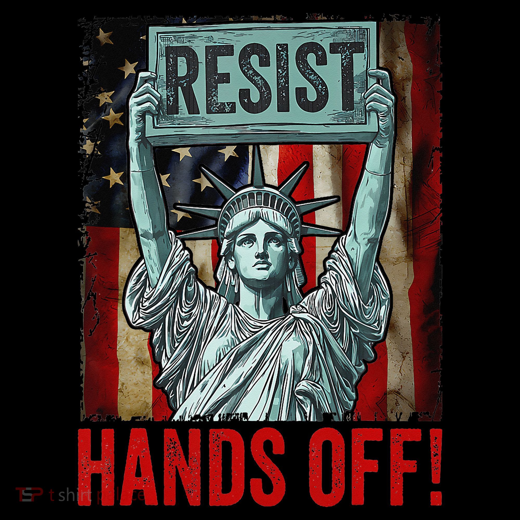 Resist Resistance Statue Of Liberty Hands Off Protest Coffee Mug