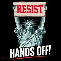 Resist Resistance Statue Of Liberty Hands Off Protest Coffee Mug thumb 5