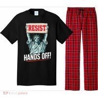 Resist Resistance Statue Of Liberty Hands Off Protest Pajama Set thumb 0