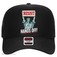 Resist Resistance Statue Of Liberty Hands Off Protest Hat thumb 0
