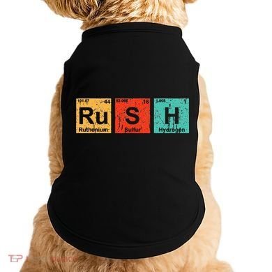 Rush (Ru S H) Periodic Table Elements Funny Doggie Tank