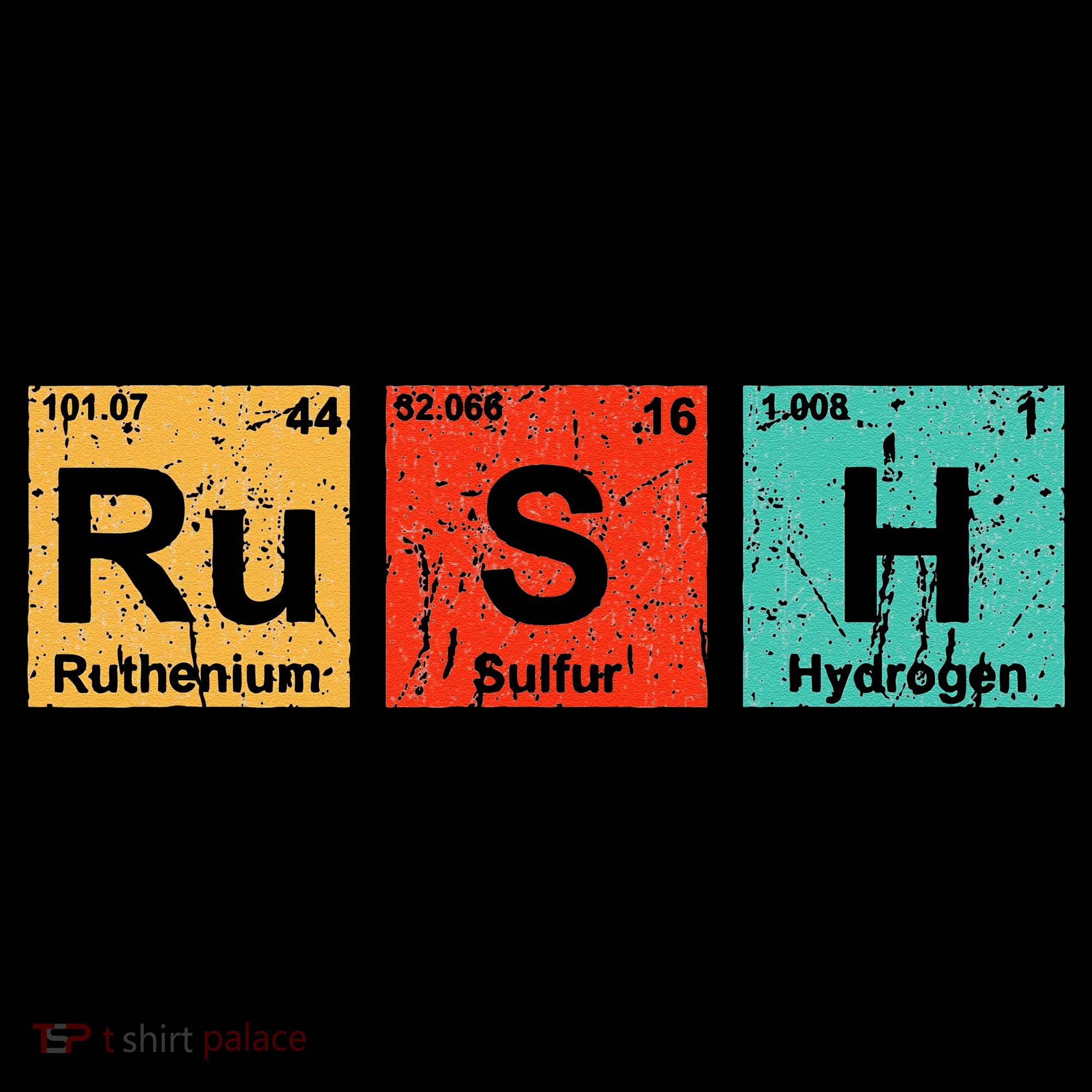 Rush (Ru S H) Periodic Table Elements Funny Women's Tank Top