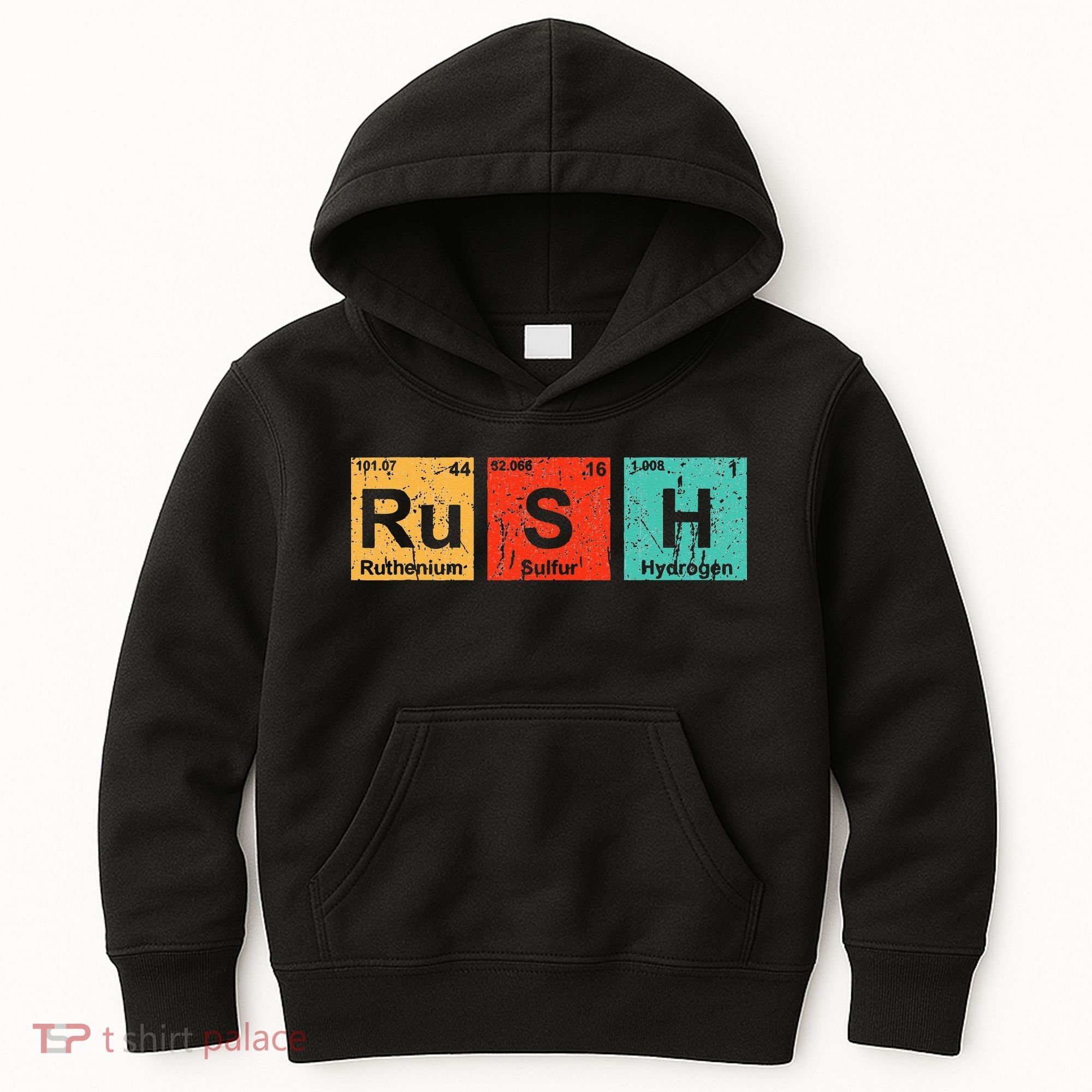 Rush (Ru S H) Periodic Table Elements Funny Kids Hoodie