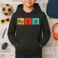 Rush (Ru S H) Periodic Table Elements Funny Kids Hoodie thumb 2
