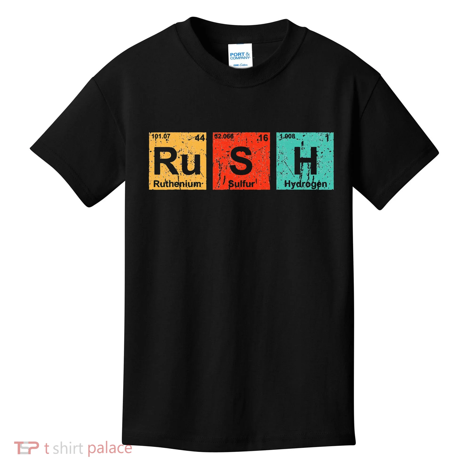 Rush (Ru S H) Periodic Table Elements Funny Kids T-Shirt