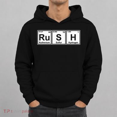 Rush (Ru S H) Periodic Table Elements Hoodie