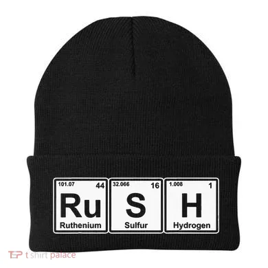 Rush (Ru S H) Periodic Table Elements Beanie