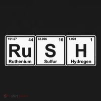 Rush (Ru S H) Periodic Table Elements Polo thumb 3