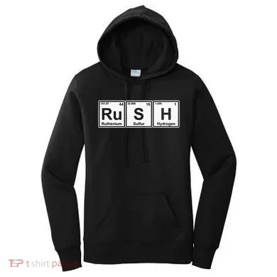 Rush (Ru S H) Periodic Table Elements Women's Hoodie