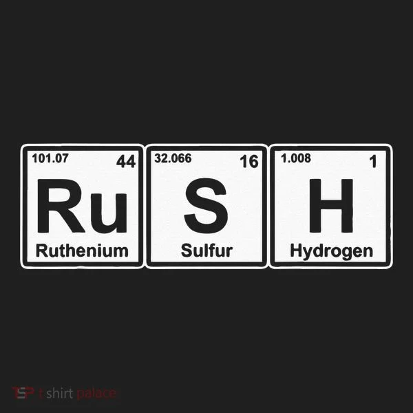 Rush (Ru S H) Periodic Table Elements Tumbler