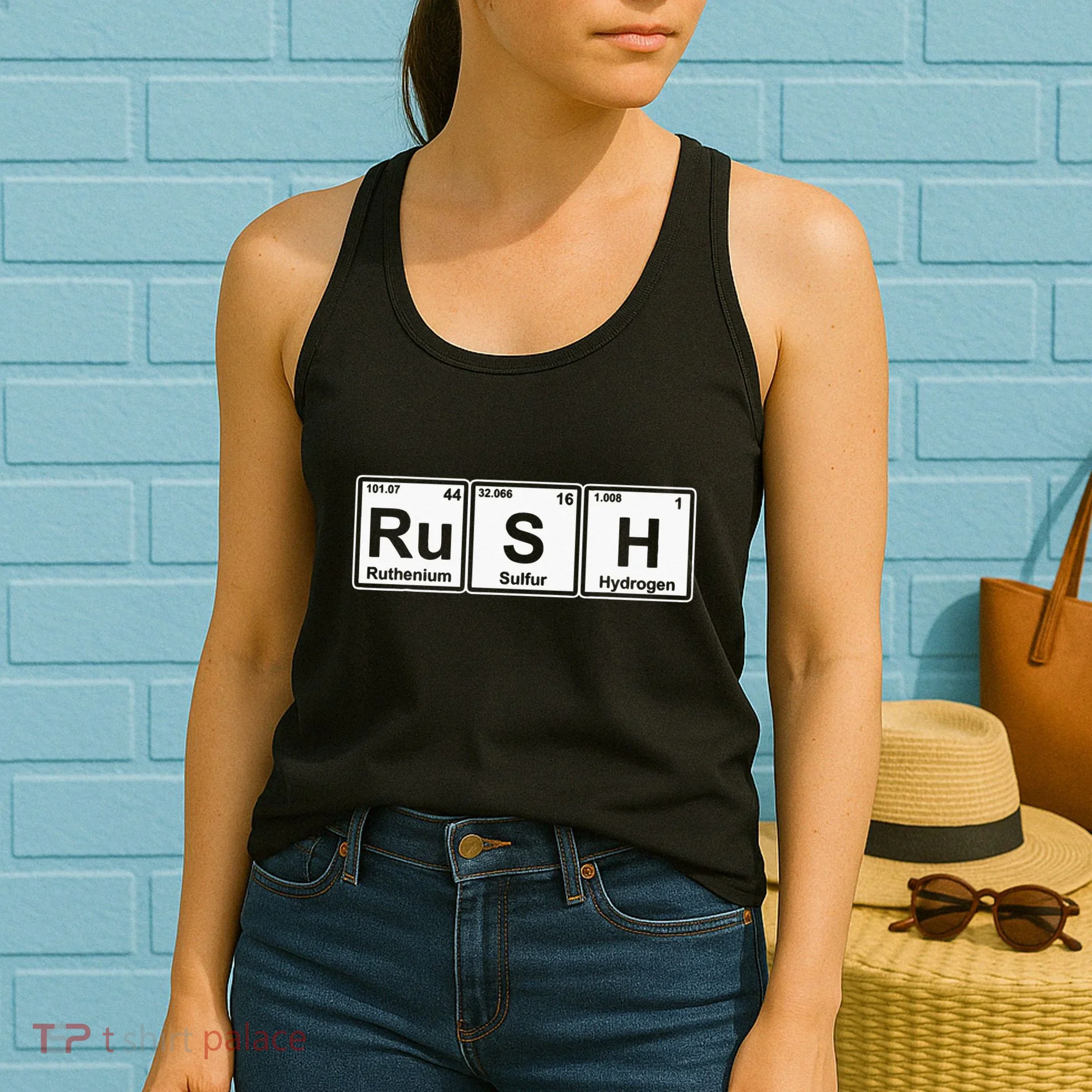 Rush (Ru S H) Periodic Table Elements Women's Tank Top