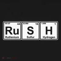 Rush (Ru S H) Periodic Table Elements Women's Tank Top thumb 5