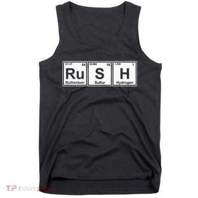 Rush (Ru S H) Periodic Table Elements Tank Top