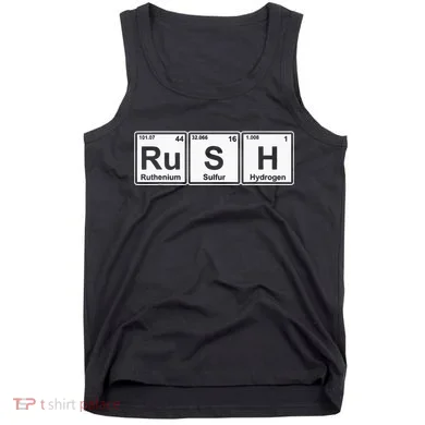 Rush (Ru S H) Periodic Table Elements Tank Top