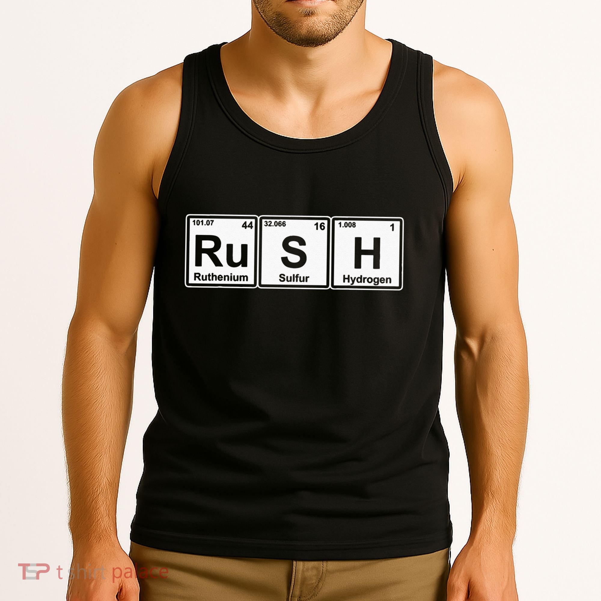 Rush (Ru S H) Periodic Table Elements Tank Top