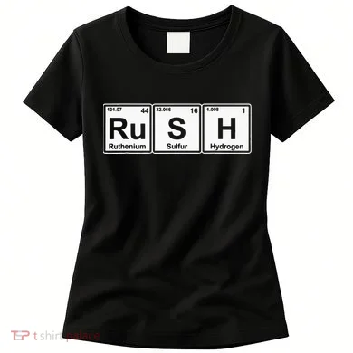 Rush (Ru S H) Periodic Table Elements Women's T-Shirt