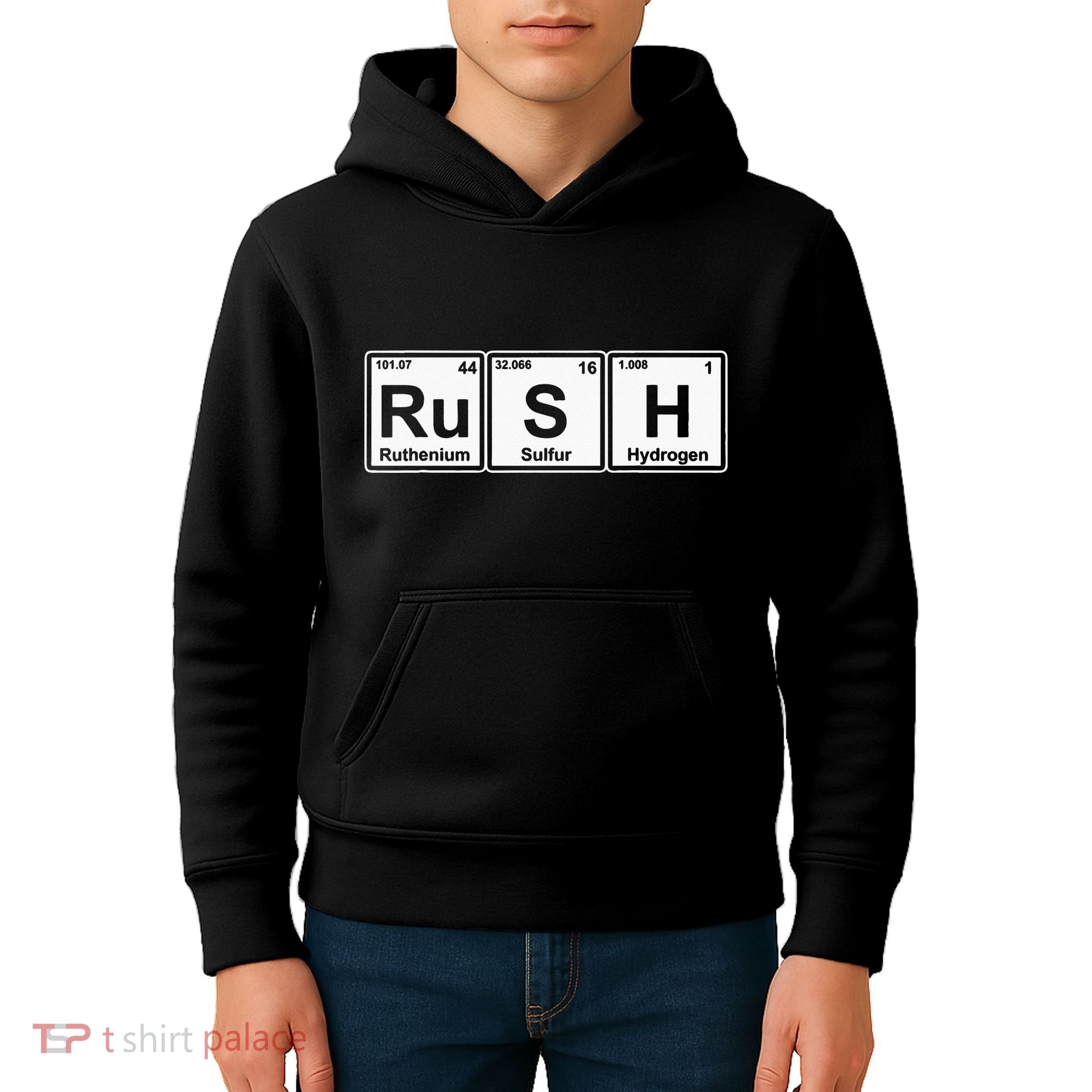 Rush (Ru S H) Periodic Table Elements Kids Hoodie