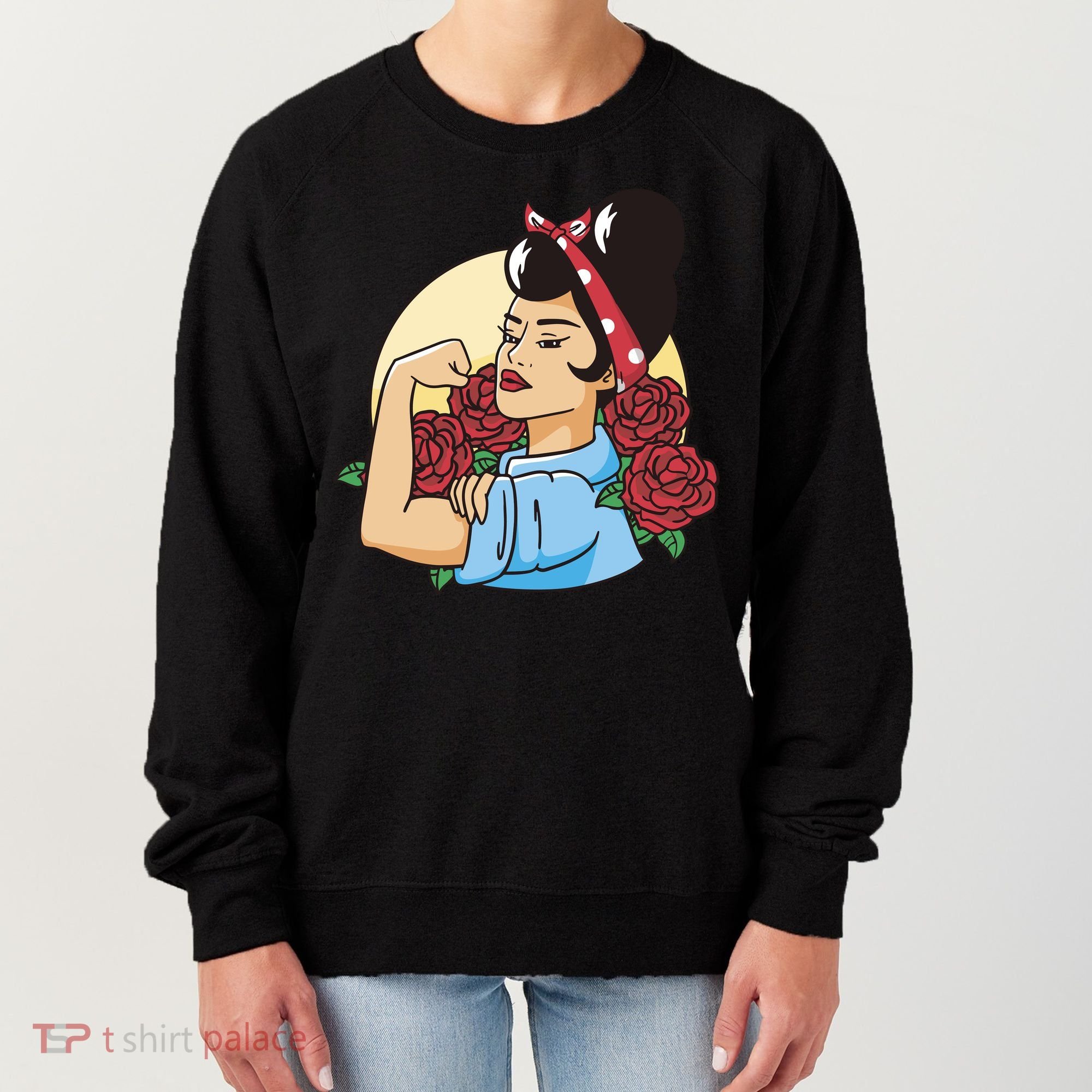 Rockabilly Rosie Strong Women's Sweatshirt