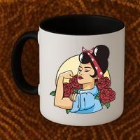 Rockabilly Rosie Strong Coffee Mug thumb 2