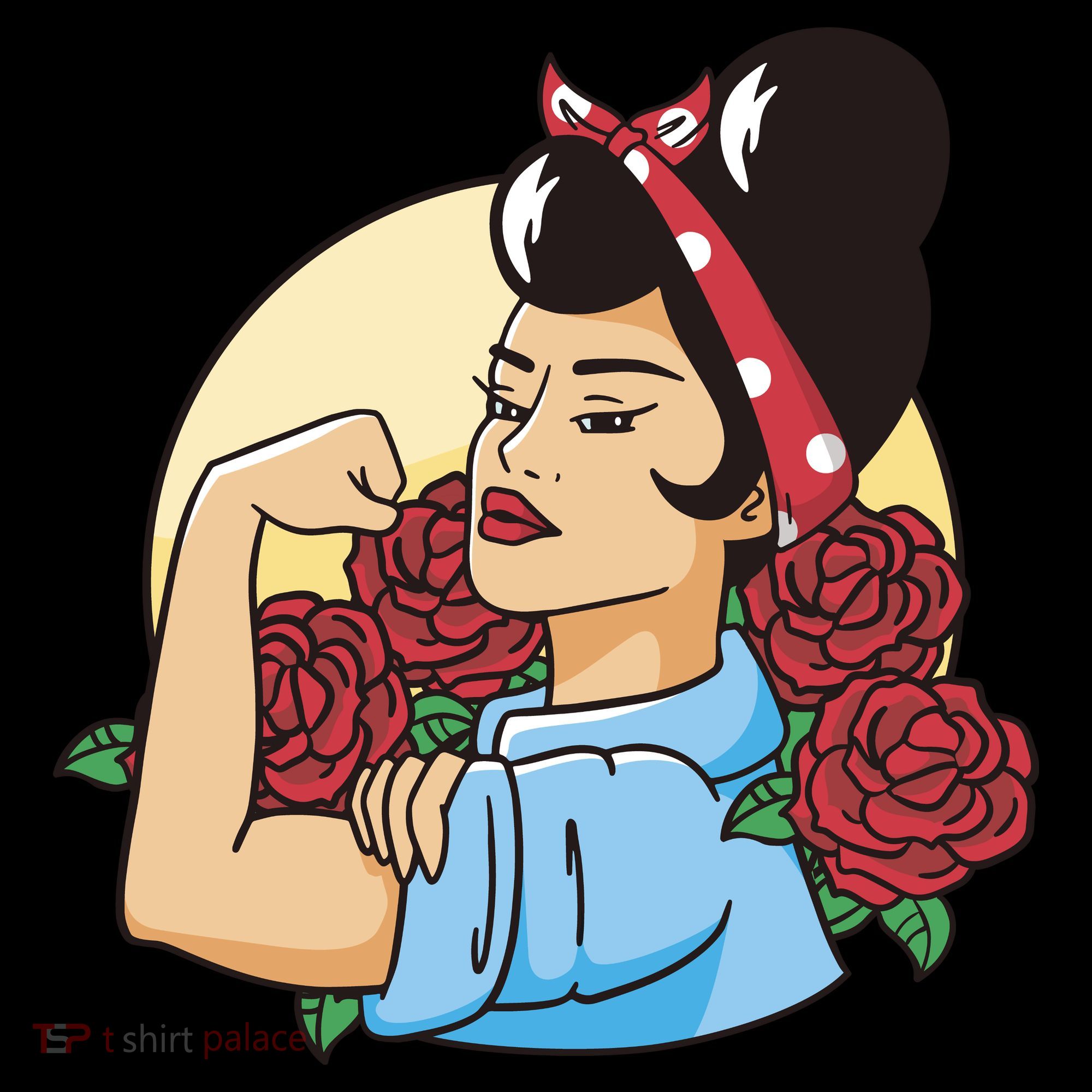Rockabilly Rosie Strong Women's Hoodie