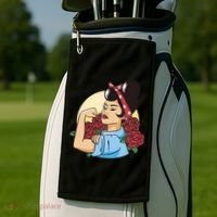 Rockabilly Rosie Strong Golf Towel thumb 2