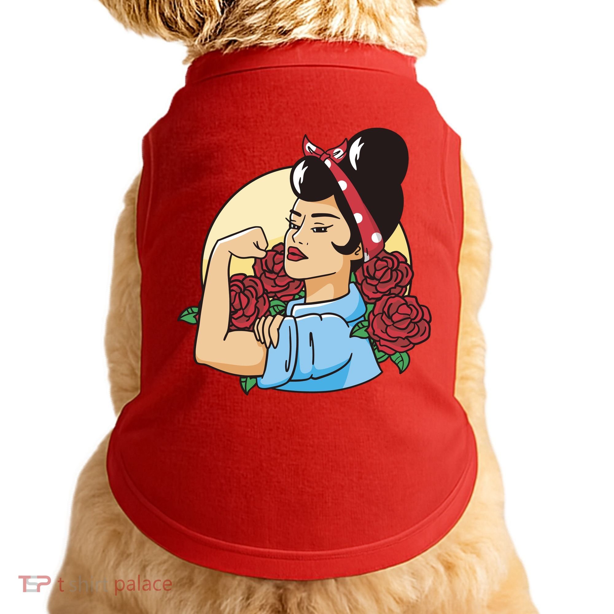 Rockabilly Rosie Strong Doggie Tank