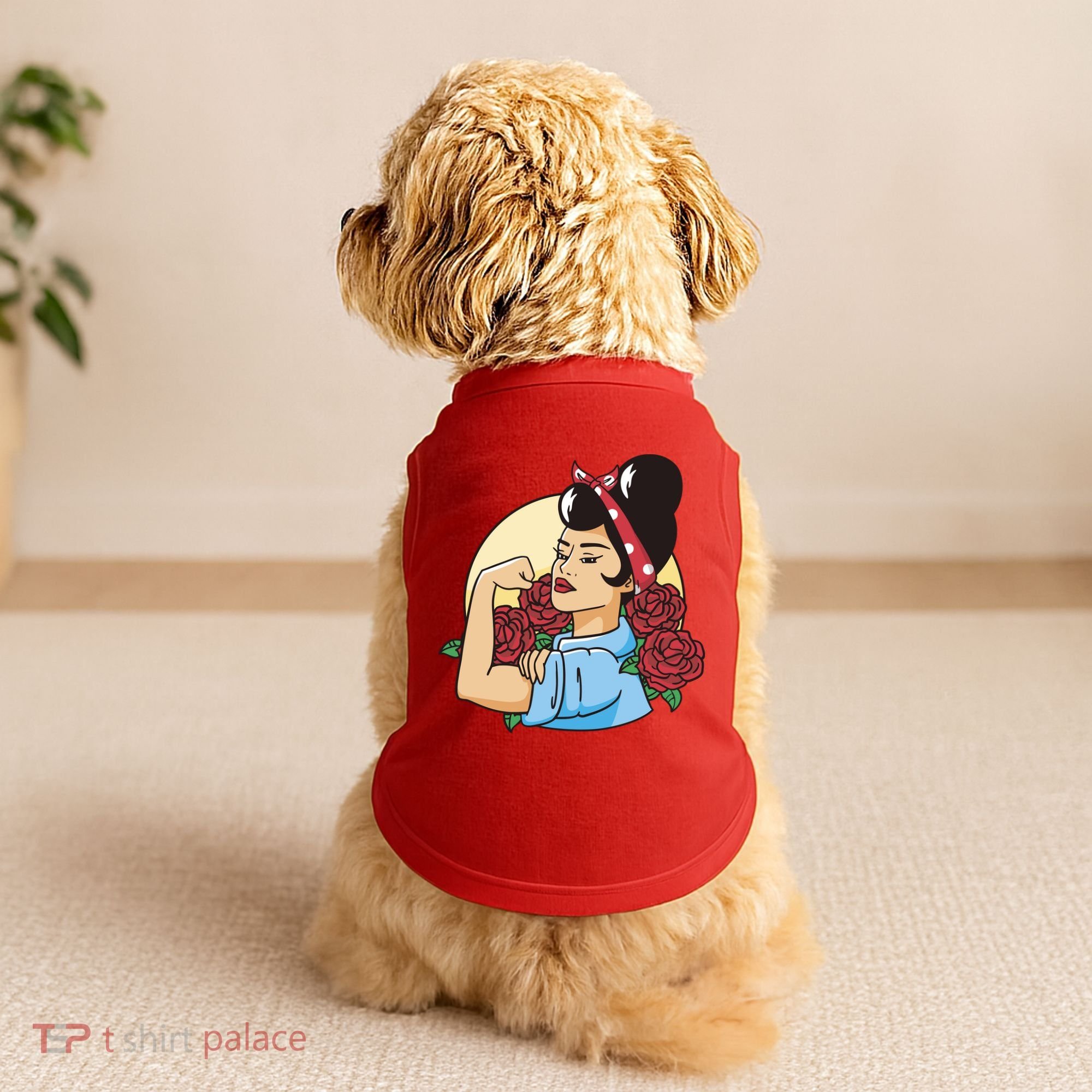 Rockabilly Rosie Strong Doggie Tank
