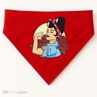 Rockabilly Rosie Strong USA-Made Doggie Bandana thumb 0