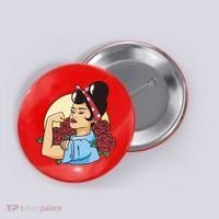Rockabilly Rosie Strong Button thumb 0