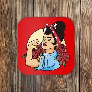 Rockabilly Rosie Strong Coaster