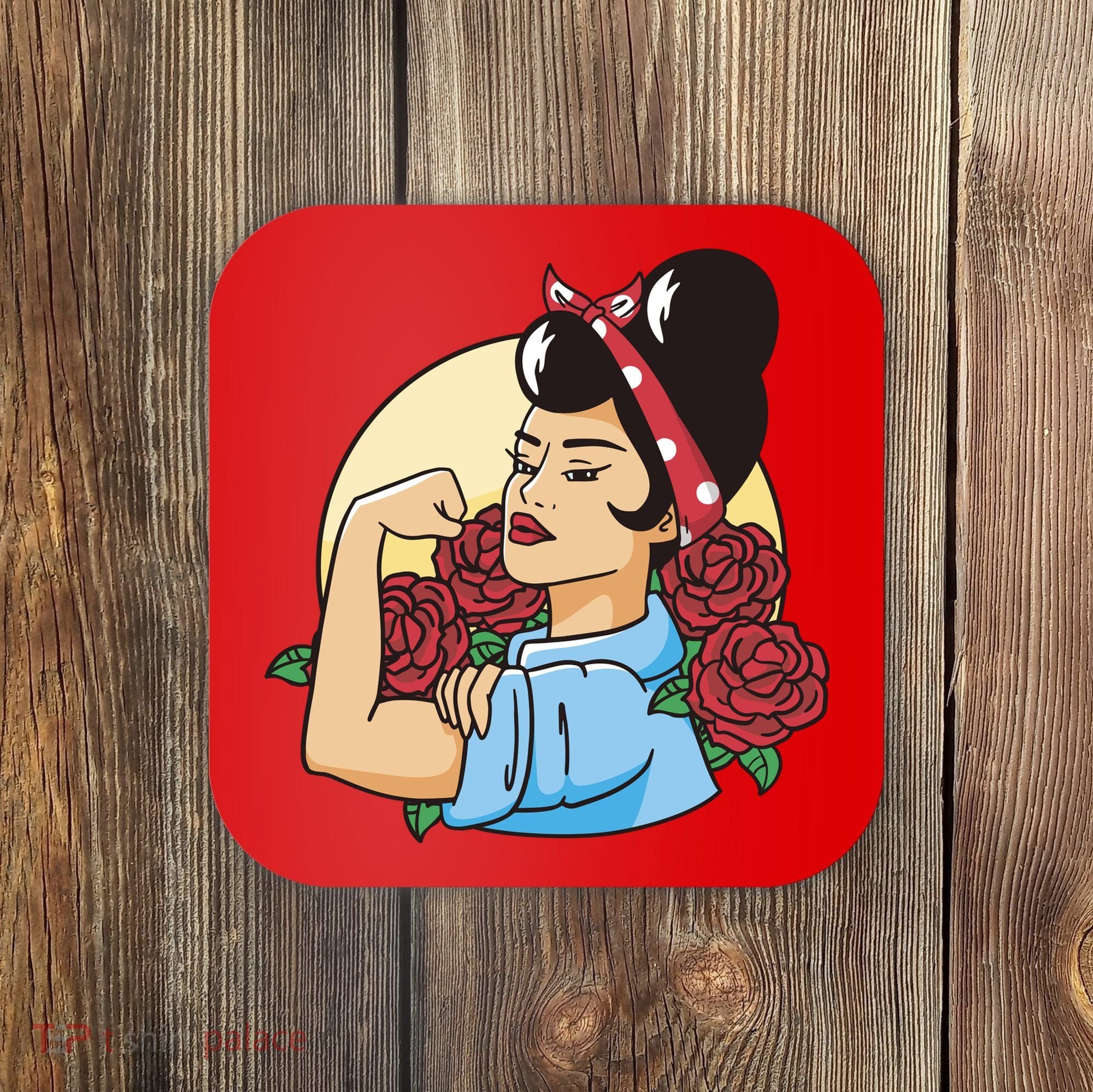 Rockabilly Rosie Strong Coaster