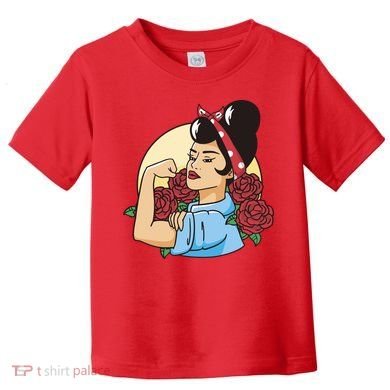 Rockabilly Rosie Strong Toddler T-Shirt
