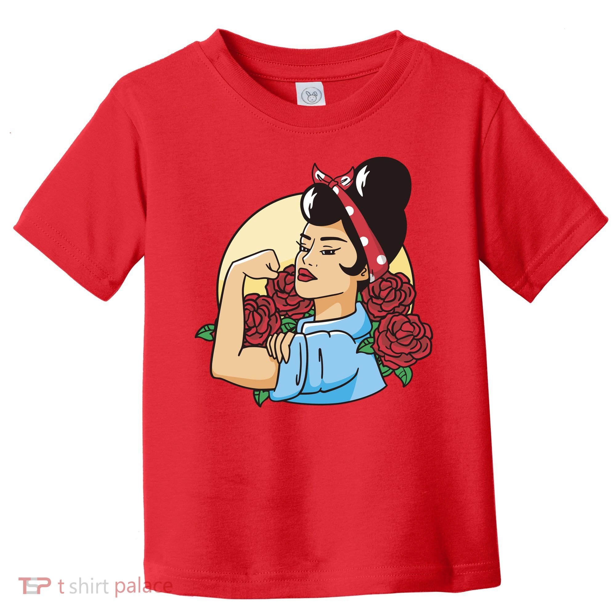 Rockabilly Rosie Strong Toddler T-Shirt