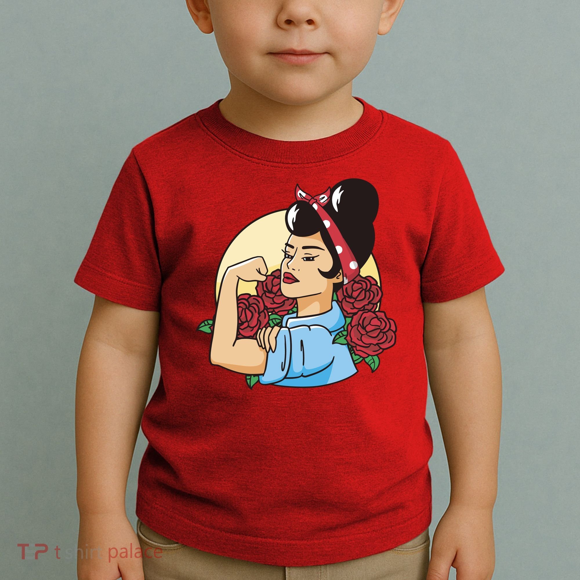 Rockabilly Rosie Strong Toddler T-Shirt