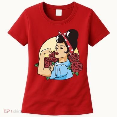 Rockabilly Rosie Strong Women's T-Shirt