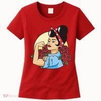 Rockabilly Rosie Strong Women's T-Shirt thumb 0