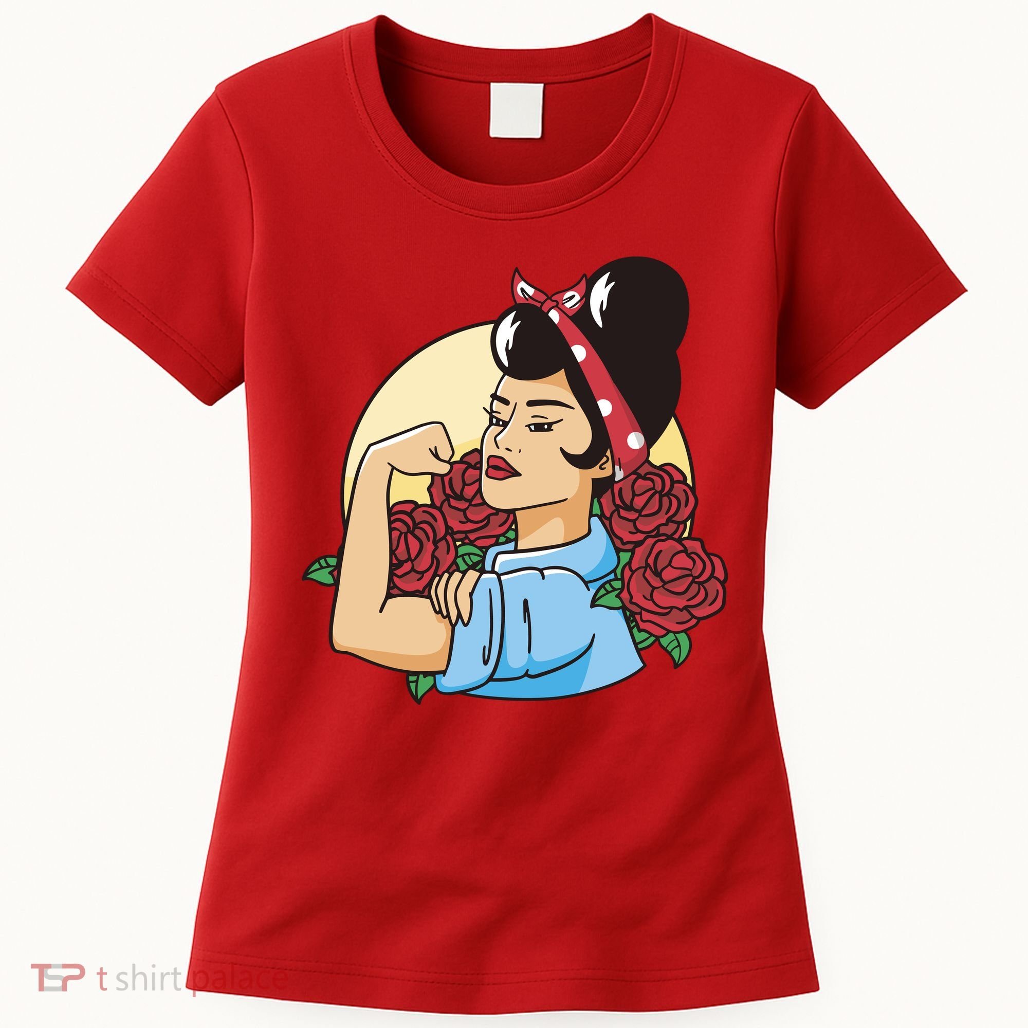 Rockabilly Rosie Strong Women's T-Shirt