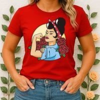 Rockabilly Rosie Strong Women's T-Shirt thumb 2