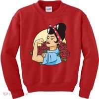Rockabilly Rosie Strong Kids Sweatshirt thumb 0