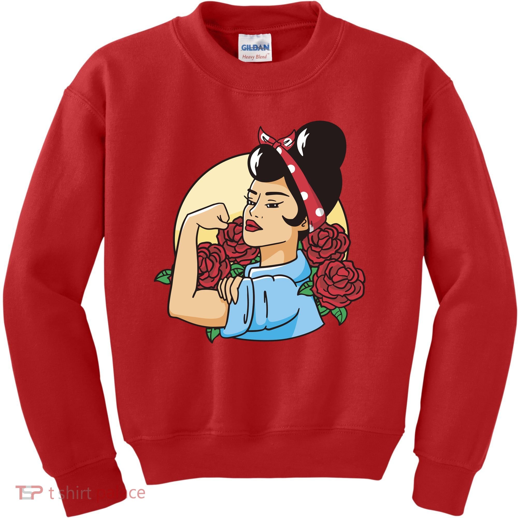 Rockabilly Rosie Strong Kids Sweatshirt
