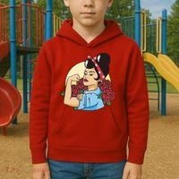 Rockabilly Rosie Strong Kids Hoodie thumb 2